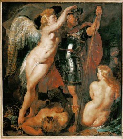 The Coronation of the Hero of Virtue by Peter Paul Rubens